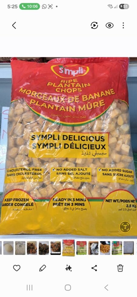 Sweet Potato/Ripe Plantain